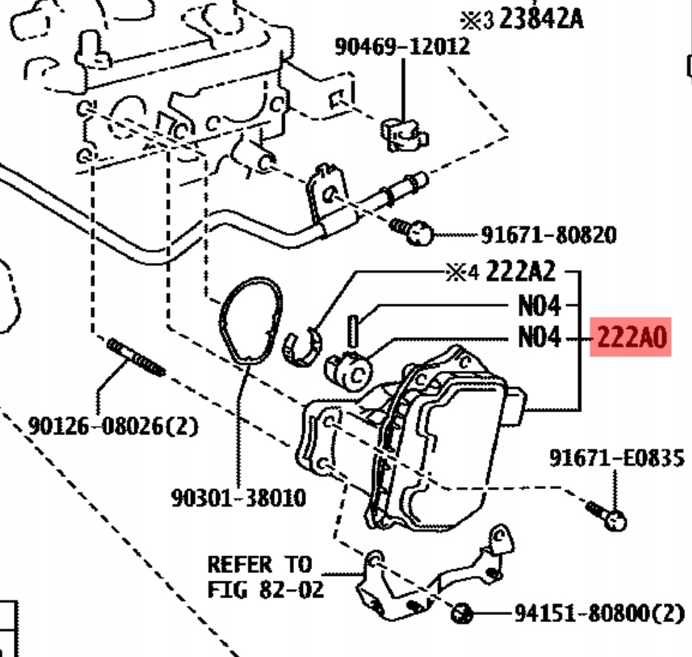 Toyota/Lexus Valvematic modul styring for variabel ventiltiming + pakning (OEM) 222A0 17426079239 gallery 15
