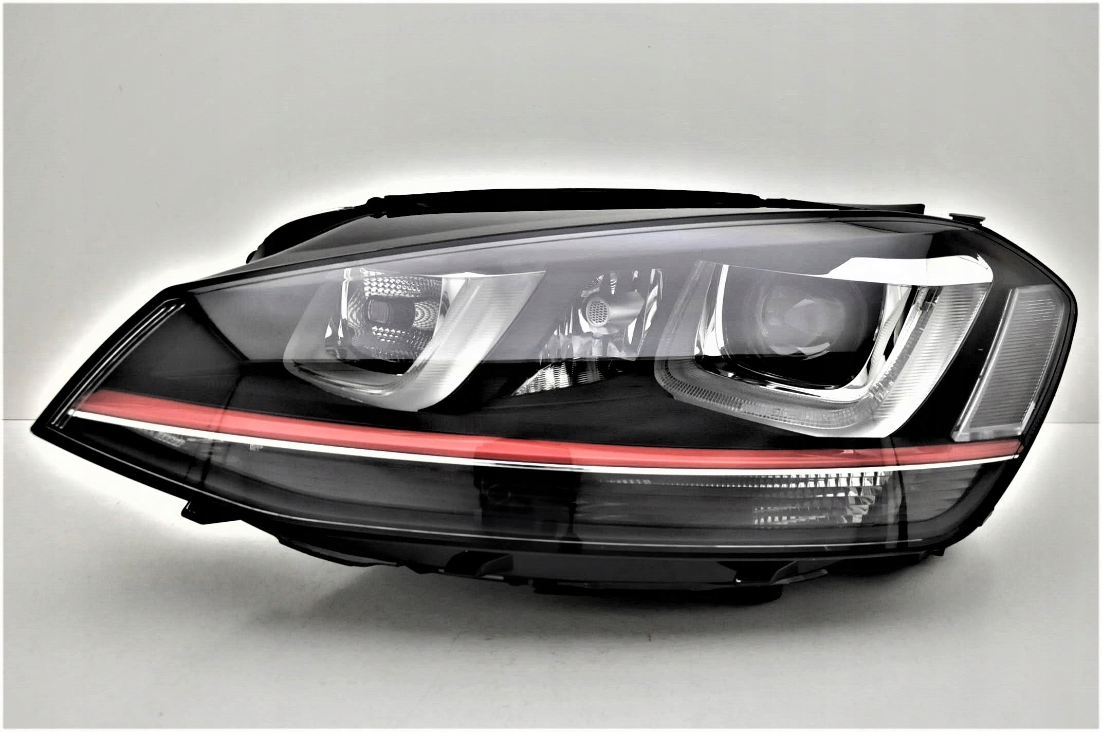 Frontlykt venstre Bi-Xenon svingbar LED DRL VW Golf VII GTI 2013–2016 DEPO 5G1941753 17858251541 gallery 3