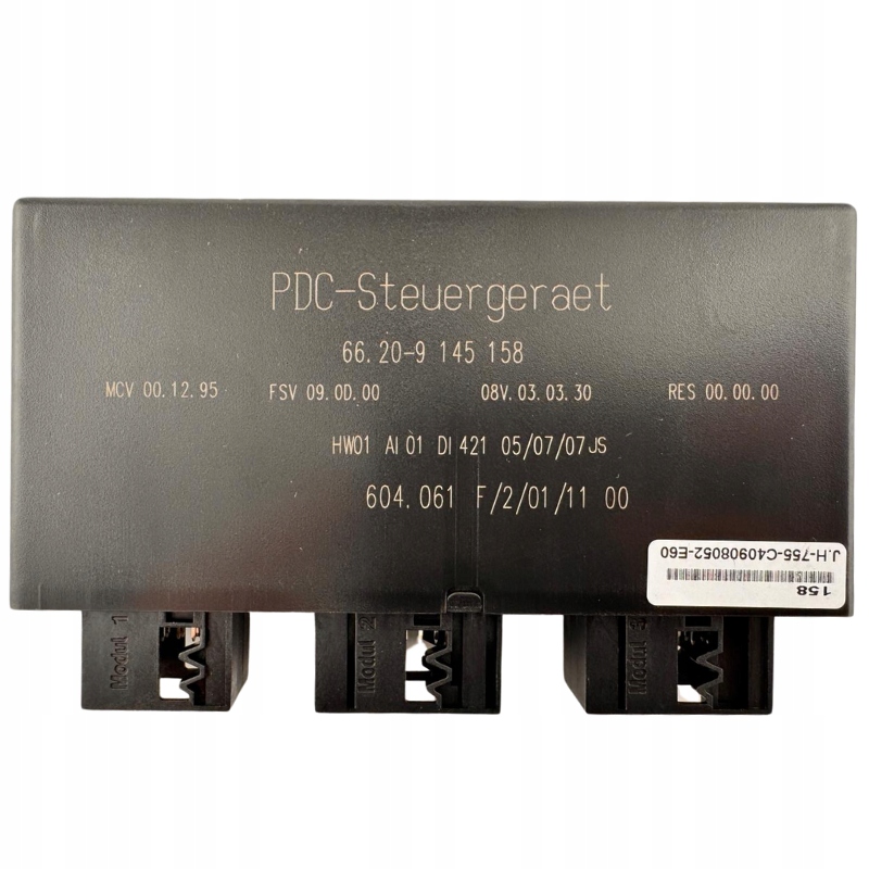 PDC parkeringssensor styremodul HIGH BMW E60/E61/E63/E64/E65/E66/E70/E71 OEM 66209145158 18174433312 gallery 3