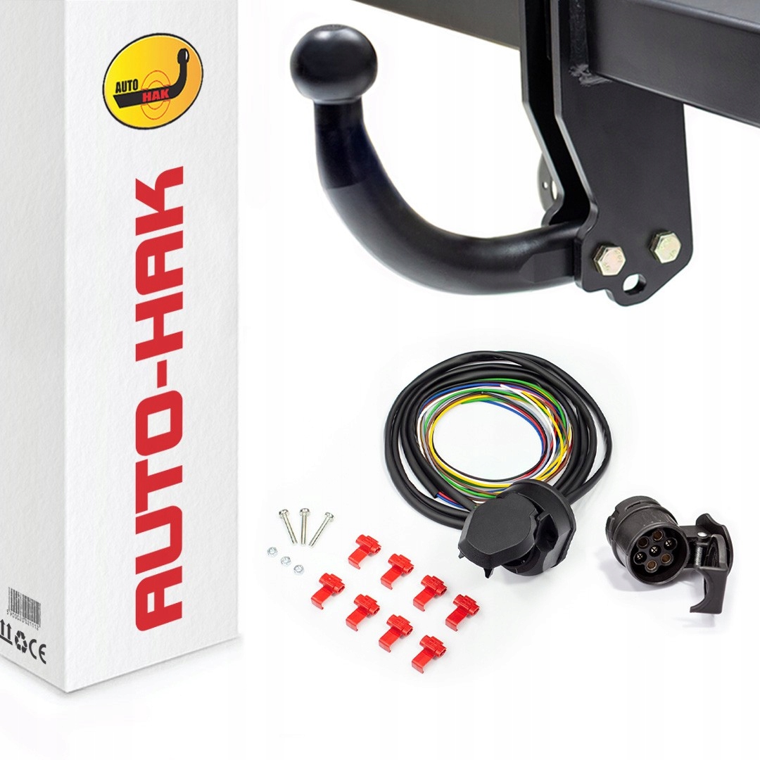 Tilhengerfeste Mitsubishi Colt Hatchback 5D 2004-2012 AutoHak Z-33 + 13-pin TESAT + 13/7 adapter COLT0412 10504950871 main