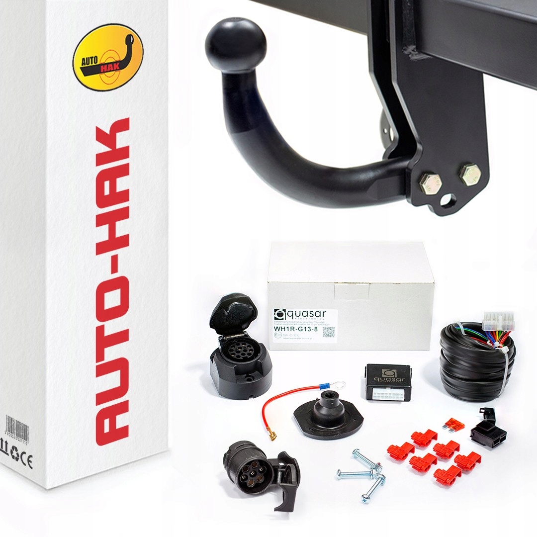 Tilhengerfeste Volvo V50 2004–2012 (kombi) AutoHak L-23 + 13-pin ledningsnett WH1R-G13-8 + adapter 13/7 10512349637 main