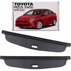 Toyota Prius IV XW50 2015-2023 bagasjeromsgardin svart OEM 6491047060C0 14196695160 main