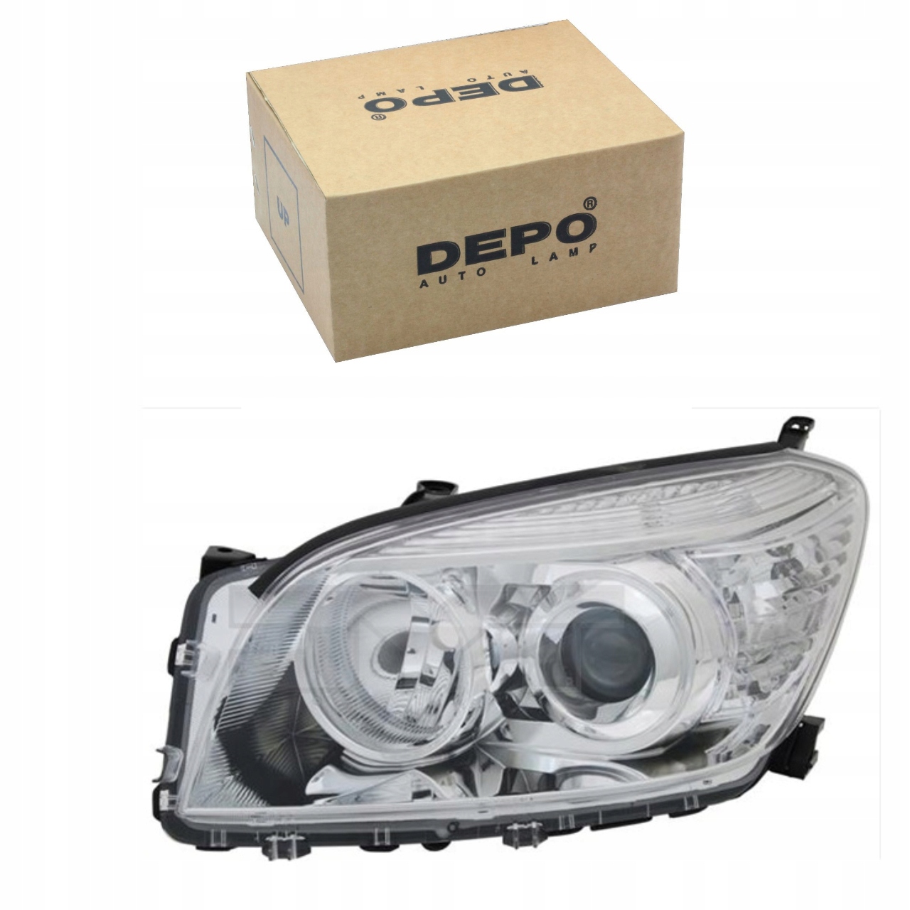 Frontlykt venstre DEPO til Toyota RAV4 III 2006–2013 (til 12.2008) H11/HB3 8117042311 16679427153 main