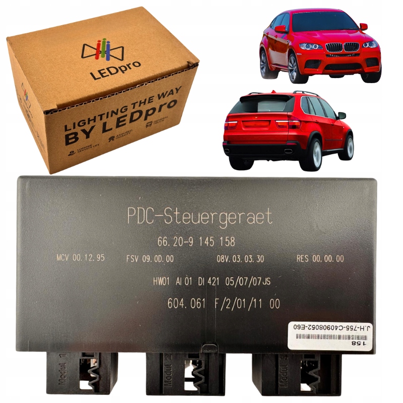 PDC parkeringssensor styremodul HIGH BMW E60/E61/E63/E64/E65/E66/E70/E71 OEM 66209145158 18174433312 main