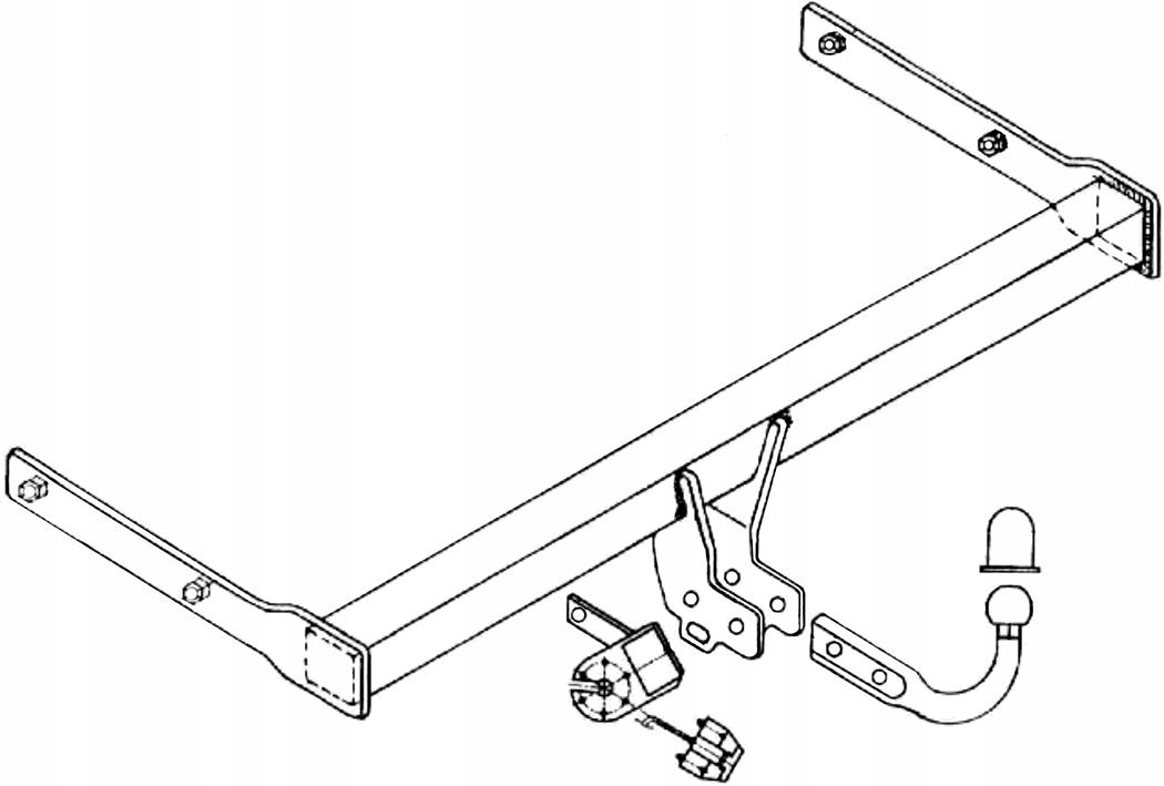 Steinhof tilhengerfeste + 13-pin ledningsnett – VW Golf VI 2008–2012 (3/5d hatchback) 1ISUV 14398747699 gallery 3