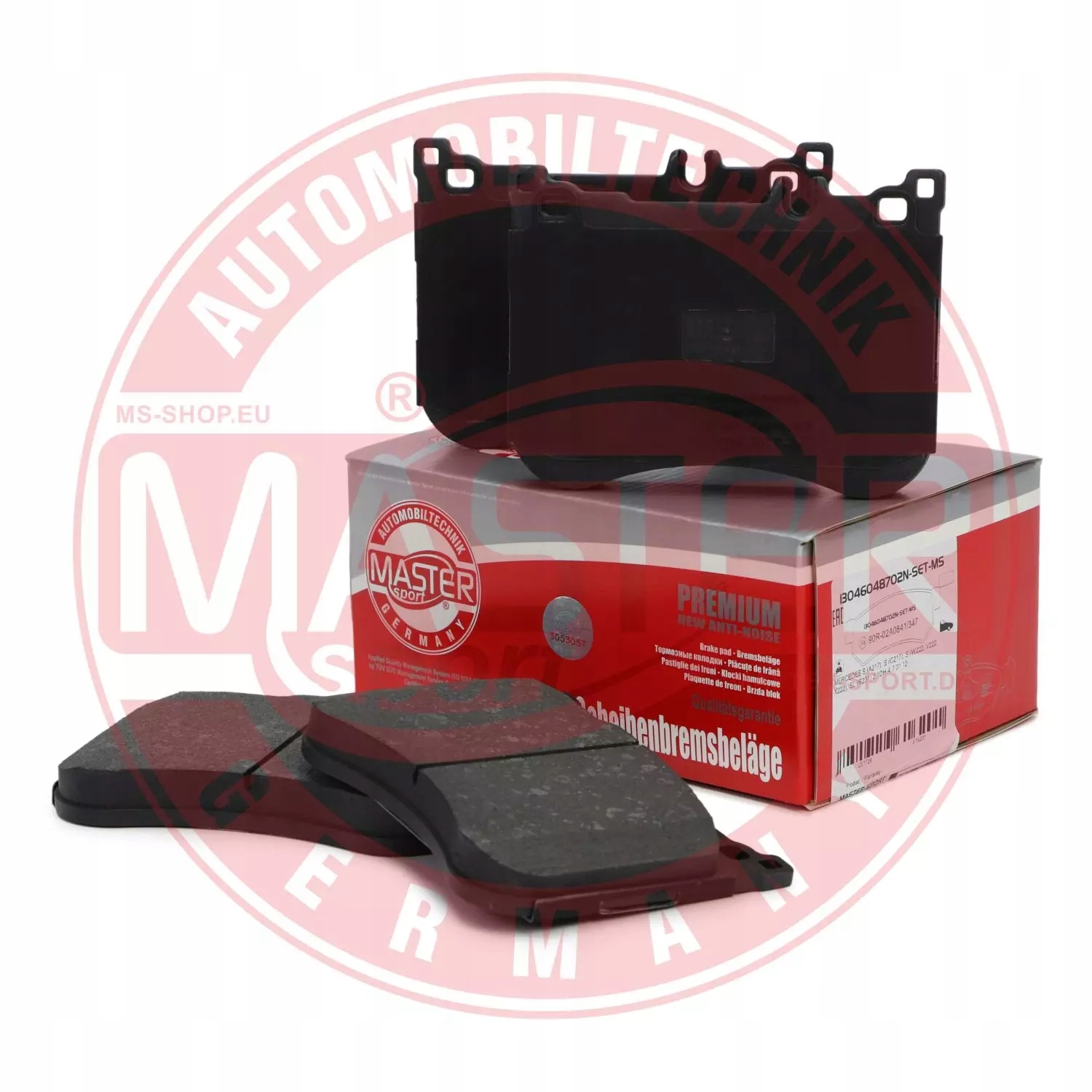 MASTER-SPORT MS Premium bremseklosser foran – Mercedes S/SL – 13046048702N-SET-MS A0074203320 17037608032 gallery 8