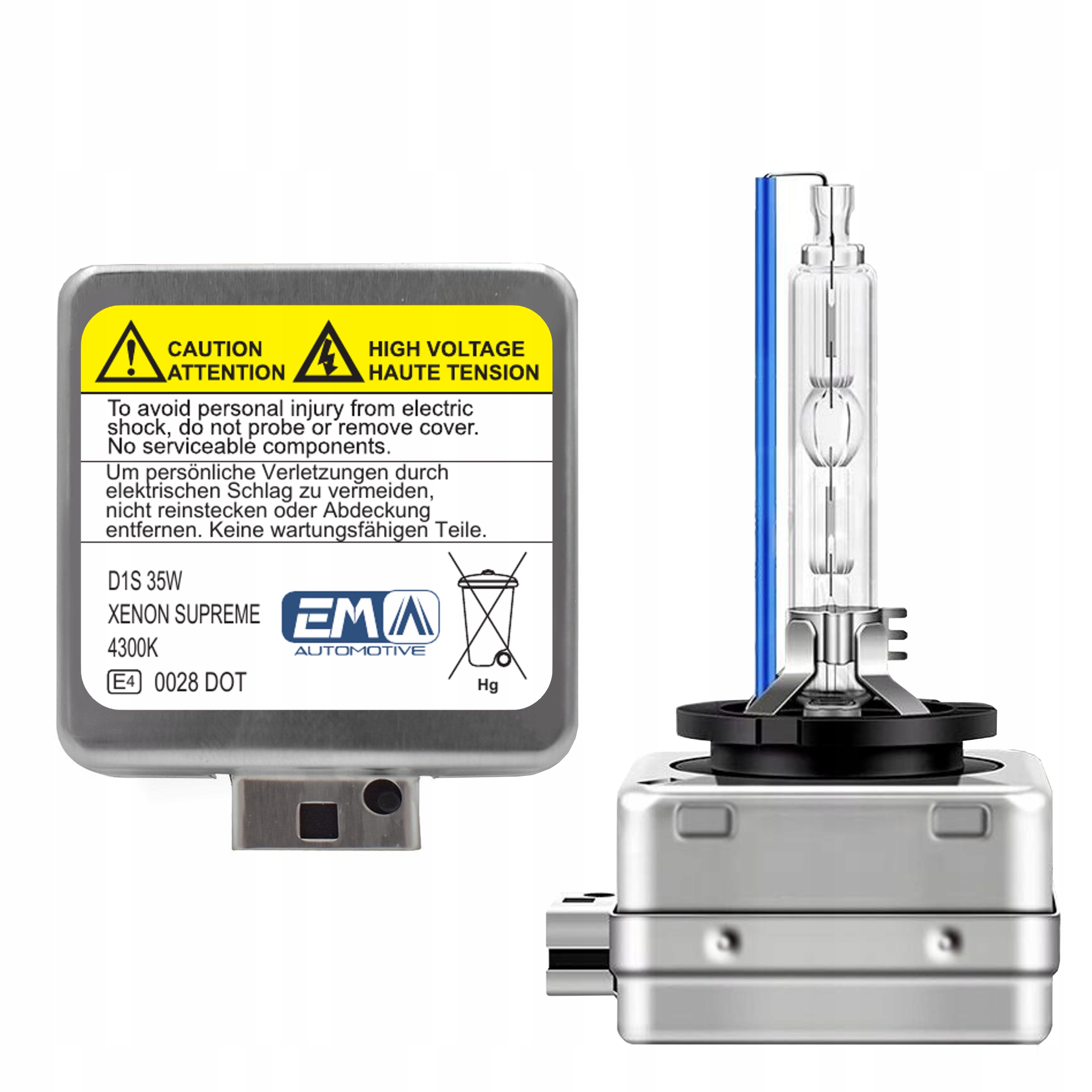 EM Automotive Xenon Supreme D1S 4300K 35W 85V (PK32d-2) – E4 0028 DOT/ECE 17206520323 gallery 12