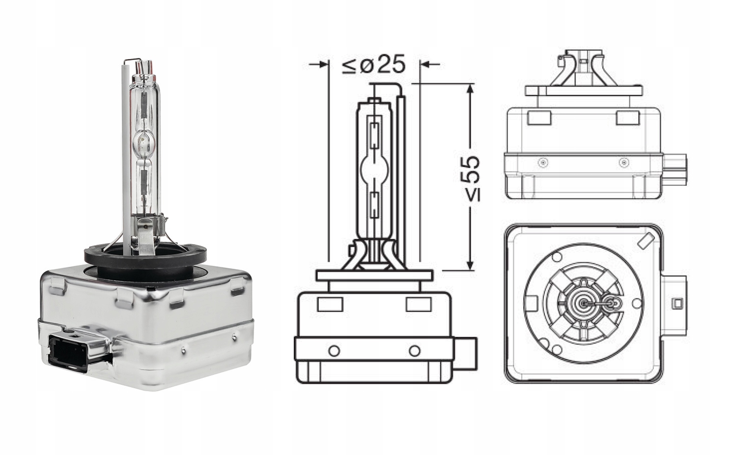 EM Automotive Xenon Supreme D1S 4300K 35W 85V (PK32d-2) – E4 0028 DOT/ECE 17206520323 gallery 4