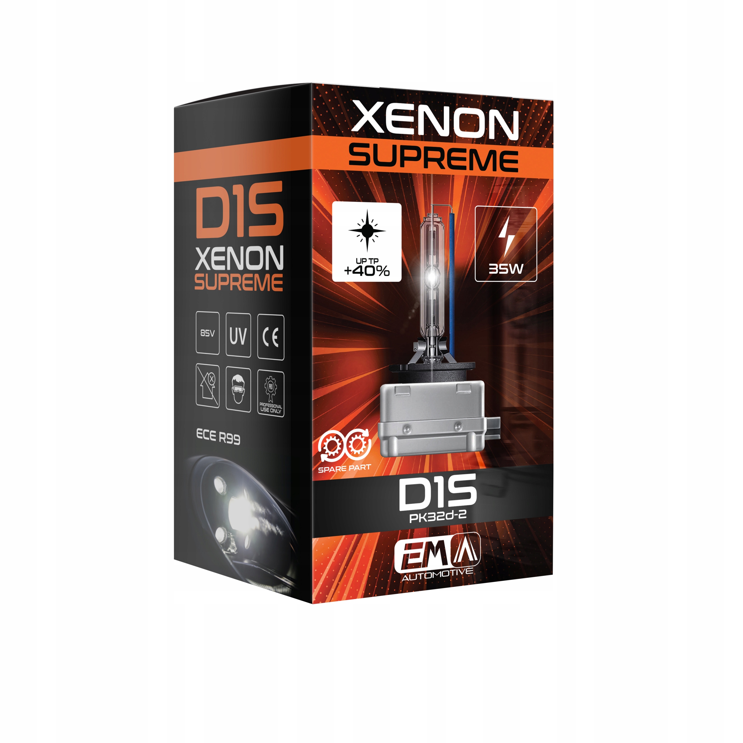 EM Automotive Xenon Supreme D1S 4300K 35W 85V (PK32d-2) – E4 0028 DOT/ECE 17206520323 gallery 7