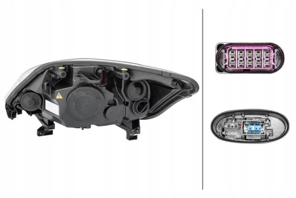 HELLA frontlykt høyre Bi-Xenon D1S/H21W/H7/W5W 12V – Ford Kuga I 1EL 009 696-761 1590741 17459786758 gallery 4