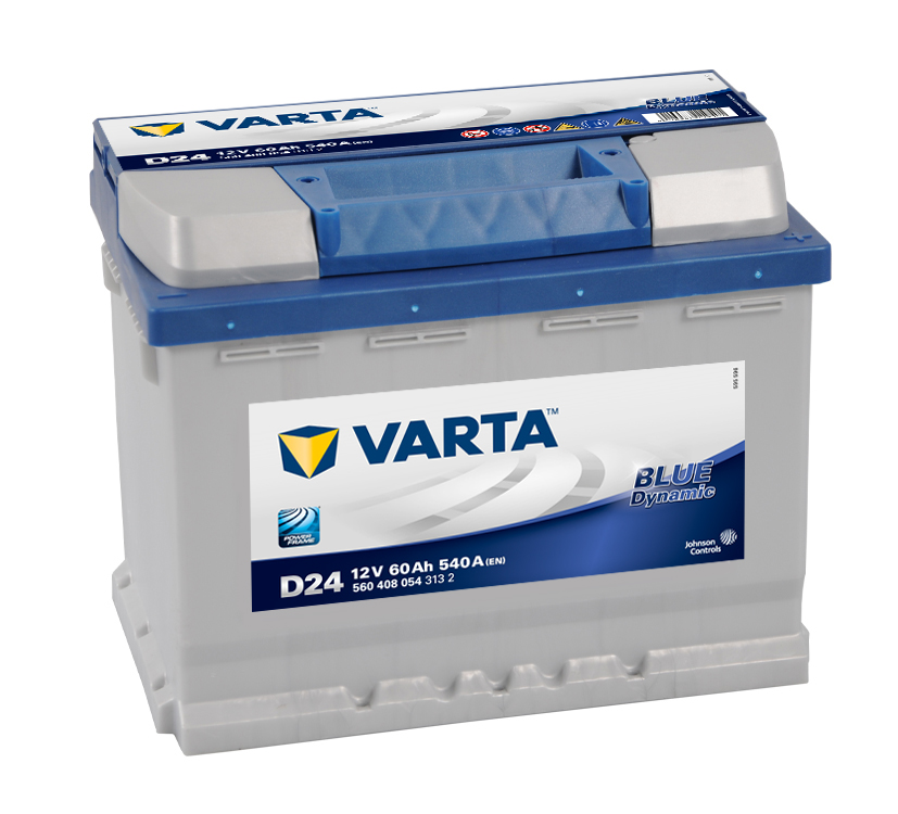 VARTA Blue Dynamic startbatteri 12V 60Ah 540A (242x175x190) høyre + X991451000070 18481654842 gallery 3
