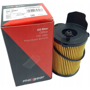 MAXGEAR oljefilterinnsats OF-2007 / 26-1657 (inkl. pakning) 30735878 17442386039 main