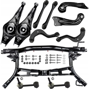 VW Touran (1T1/1T2) bakre understellramme/bakakselbjelke sett: 8x bærearm + skruer 1K0505315BM 18108532695 main