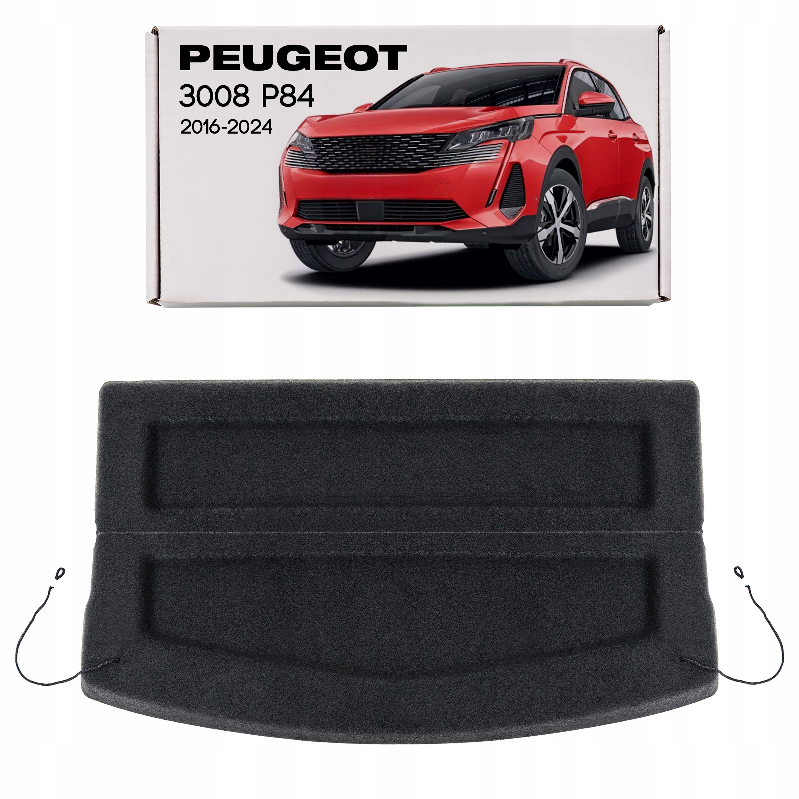 Bagasjeromshylle (sammenleggbar) Peugeot 3008 II P84 2016-2024 – OEM 98114924ZD 18138385810 main