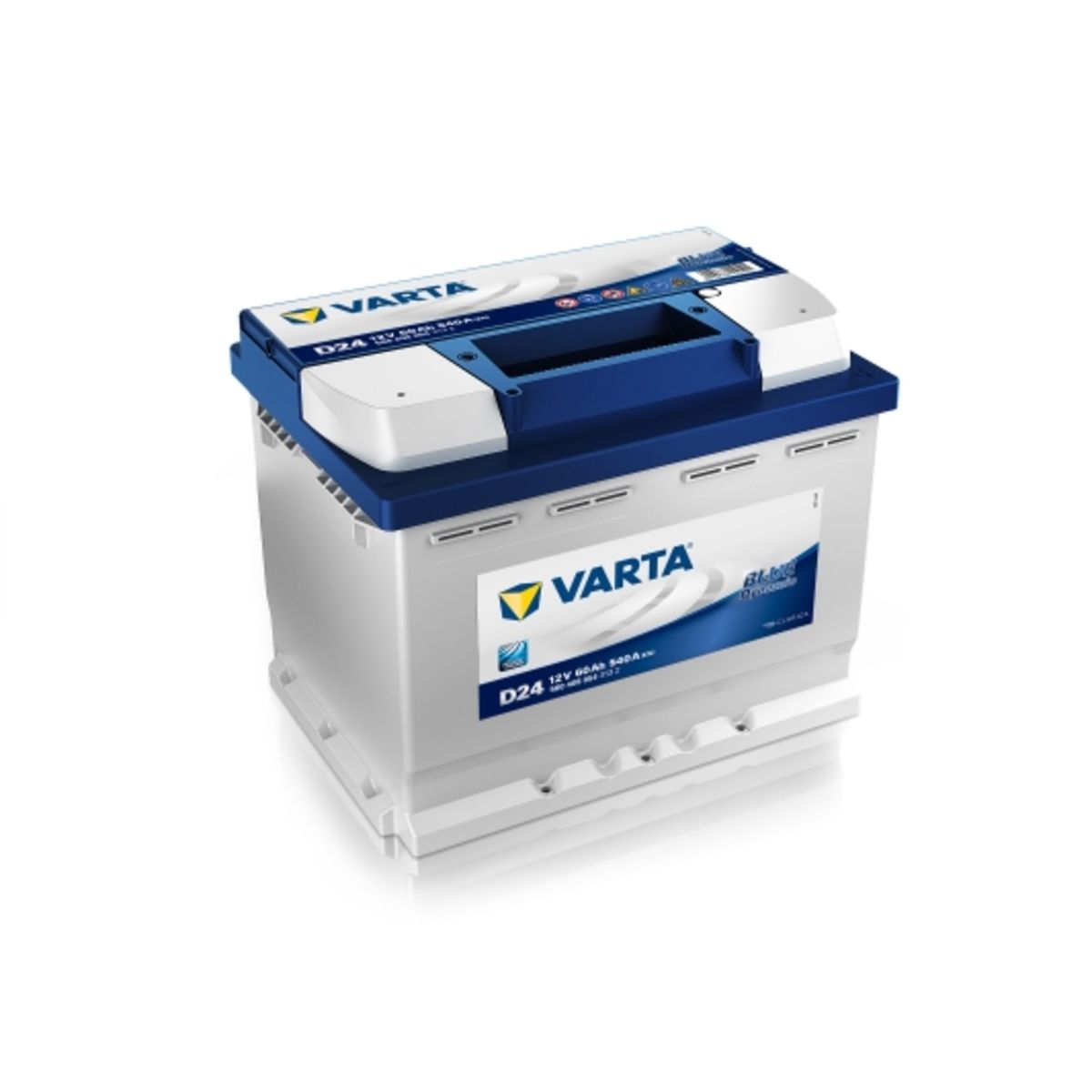 VARTA Blue Dynamic startbatteri 12V 60Ah 540A (242x175x190) høyre + X991451000070 18481654842 main