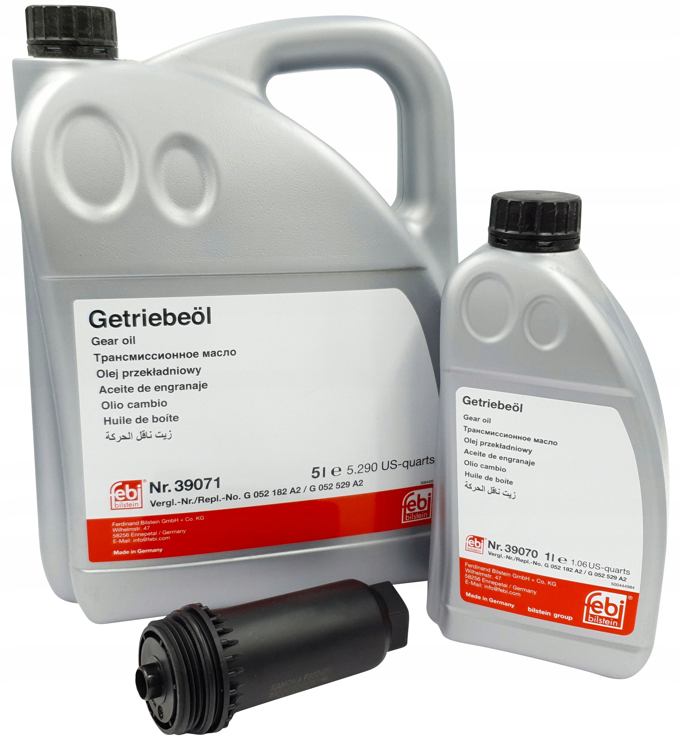 FEBI Powershift-olje WSS-M2C936-A 39071 6L med filter