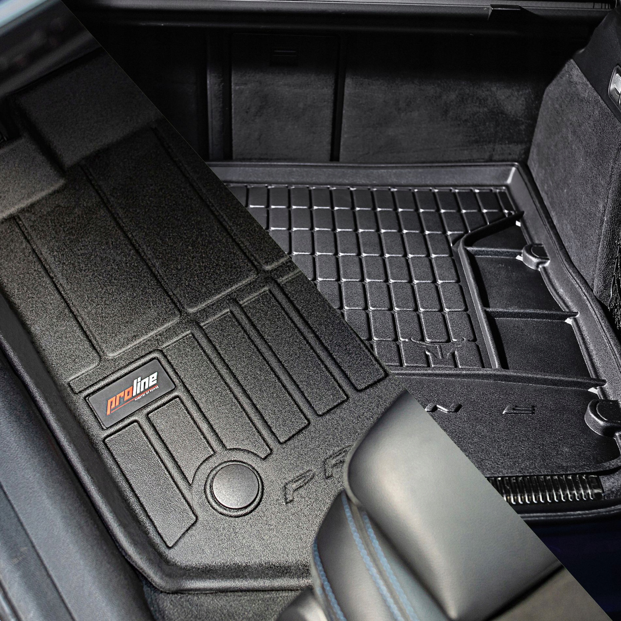 3D gummimattesett + bagasjeromsmatte til Mitsubishi Outlander III 2012-2022 (SUV/PHEV, subwoofer) 13378382234 gallery 4