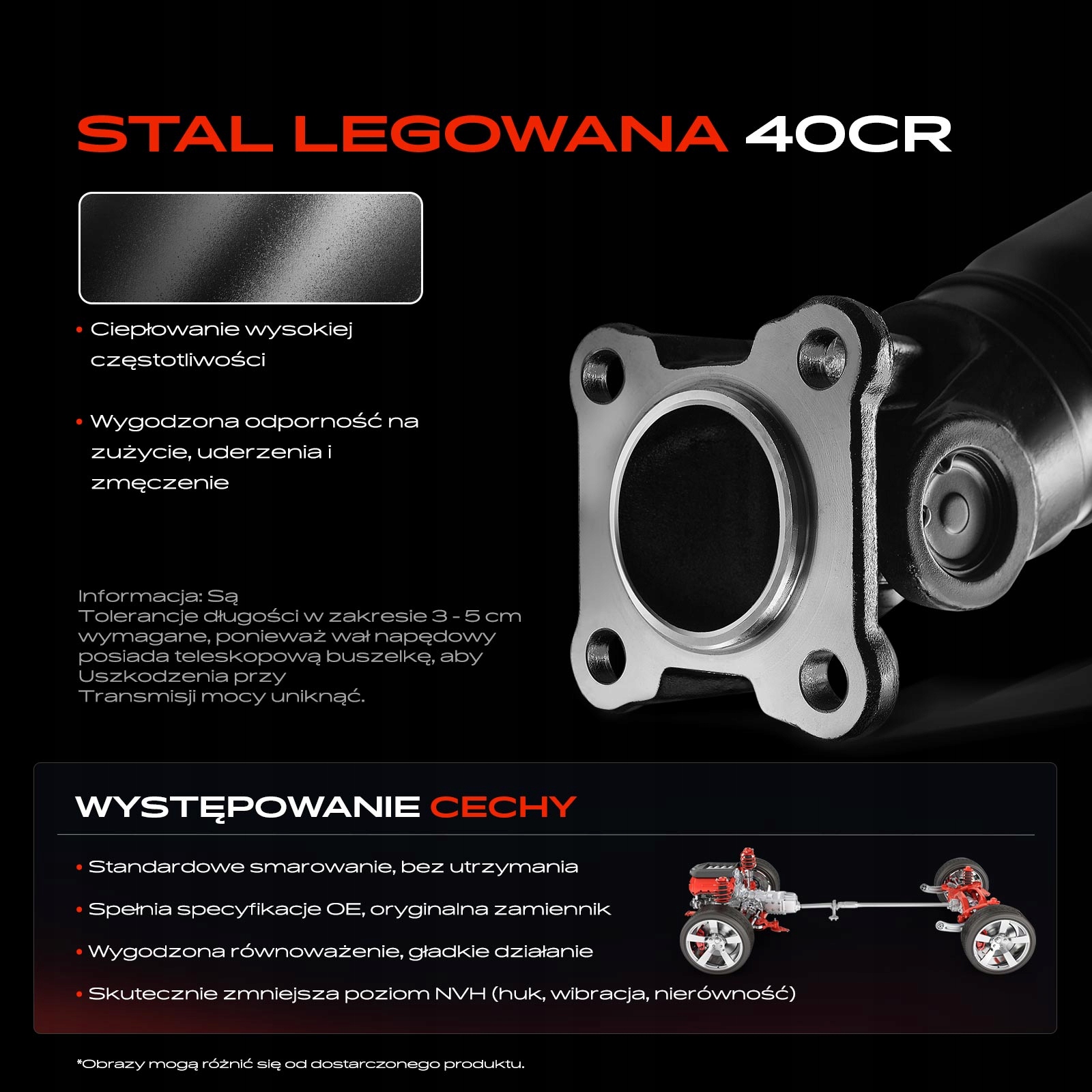 Frankberg mellomaksel/drivaksel bakaksel til Jeep Grand Cherokee III WH/WK 52853003AF 17766993119 gallery 2