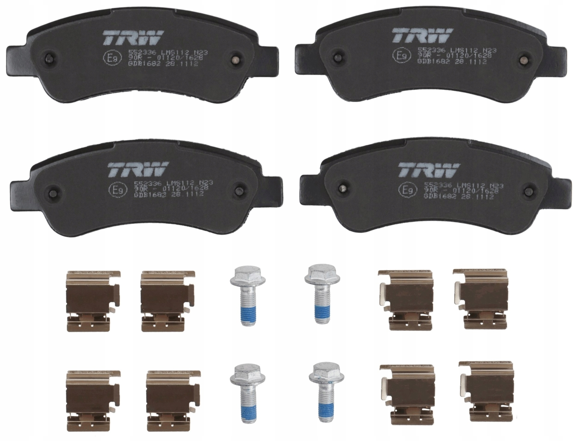 TRW GDB1682 Bremseklosser bak Fiat Ducato 2006– 77364016 18093309491 gallery 8