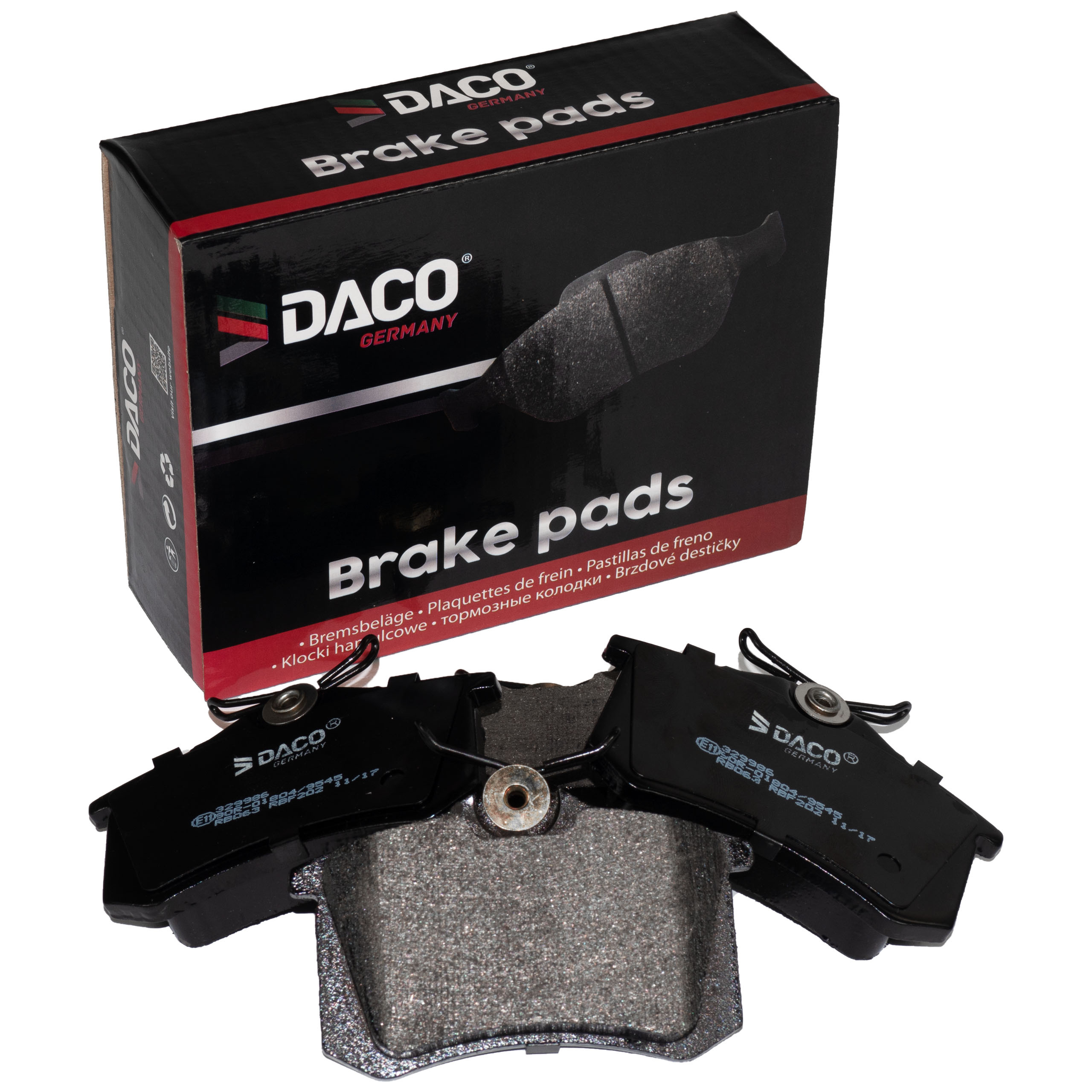 Bremseklosser bak DACO Germany 329986 – TRW, 17 mm (sett 4 stk) 5Q0698451N 18448322677 gallery 2