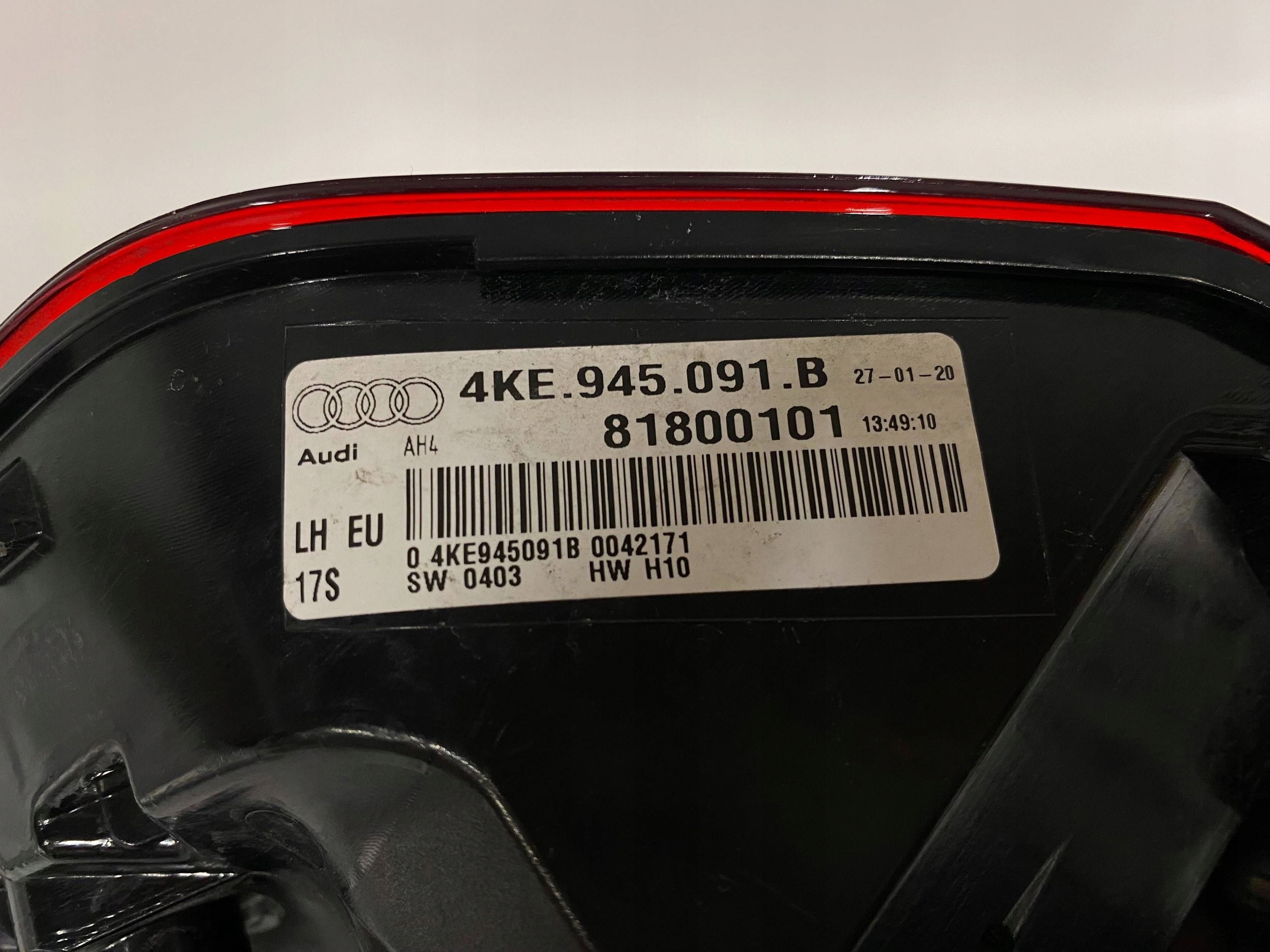 Audi e-tron 4KE baklykt venstre ytre LED Matrix (EU) 2019- 4KE945091B 18469527275 gallery 5