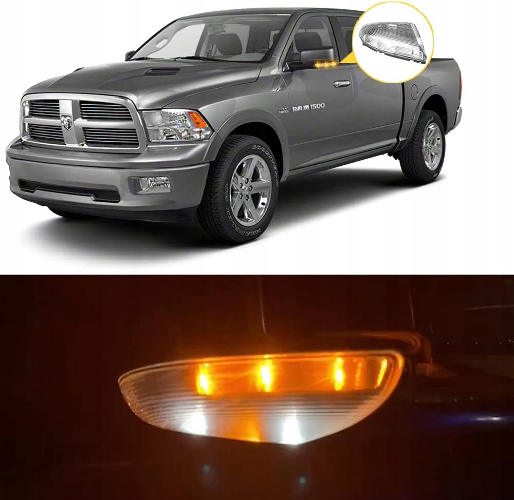 Blinklys i speil Dodge Ram 1500 2009-2018 / 1500 Classic 2019-2023 venstre+høyre 68232479AA 18539366945 gallery 4