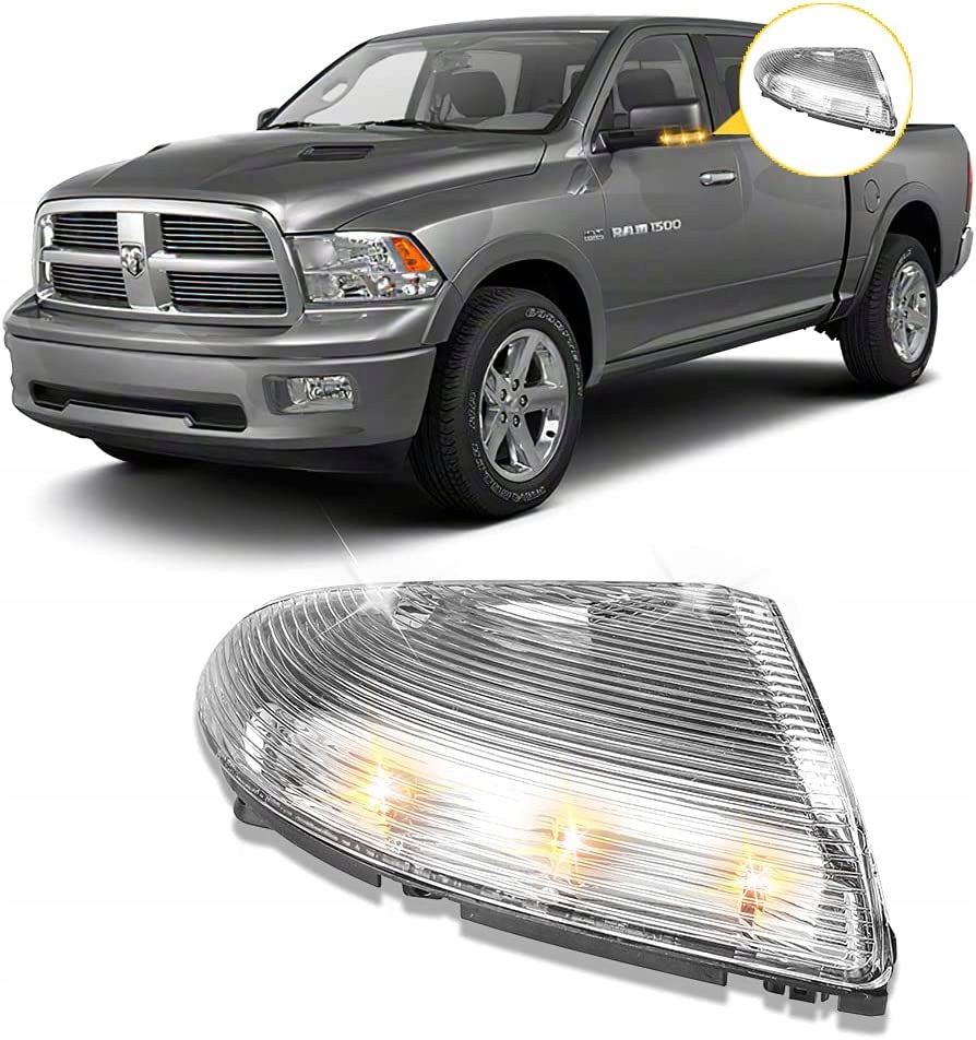 Blinklys i speil Dodge Ram 1500 2009-2018 / 1500 Classic 2019-2023 venstre+høyre 68232479AA 18539366945 gallery 6