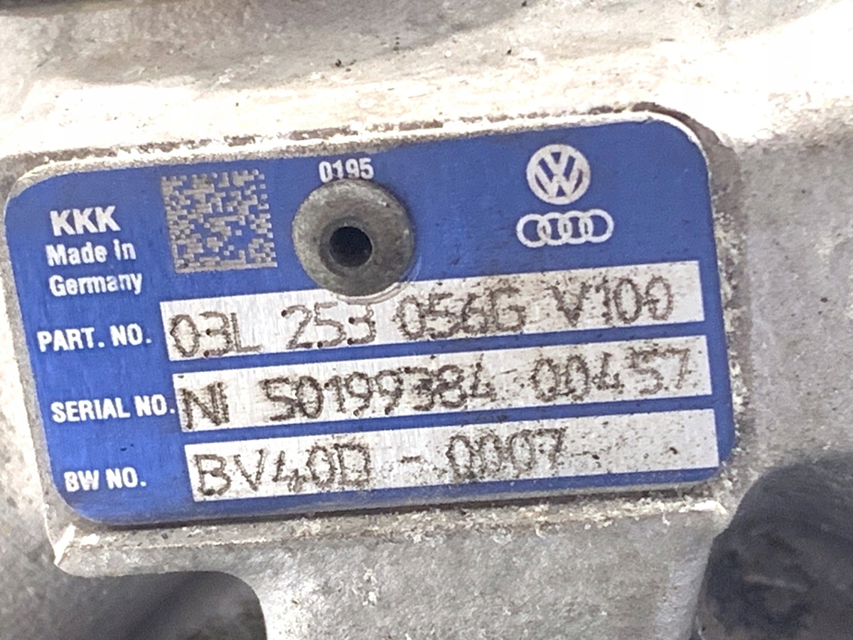 Turbospreder VW Passat CC B6 (357) 2.0 TDI 140 hk 03L253056G 2008–2012 18608892017 gallery 7