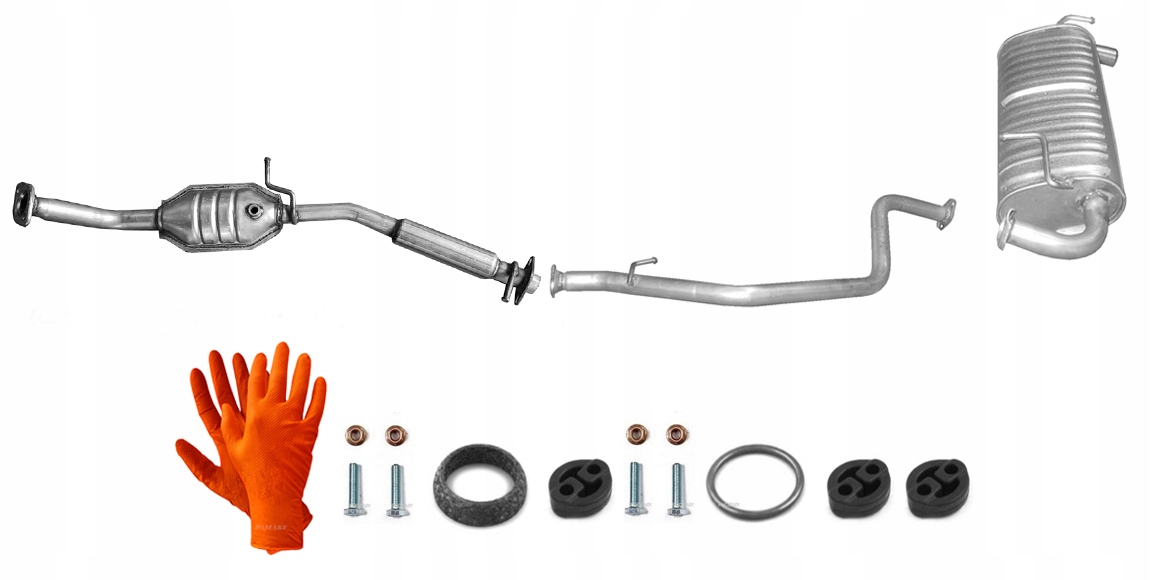 Eksosanlegg Suzuki Jimny 1.3 4x4 63kW Hatchback fra 08/2004 – OE 1426084A01 1430084A02 13097496182 main
