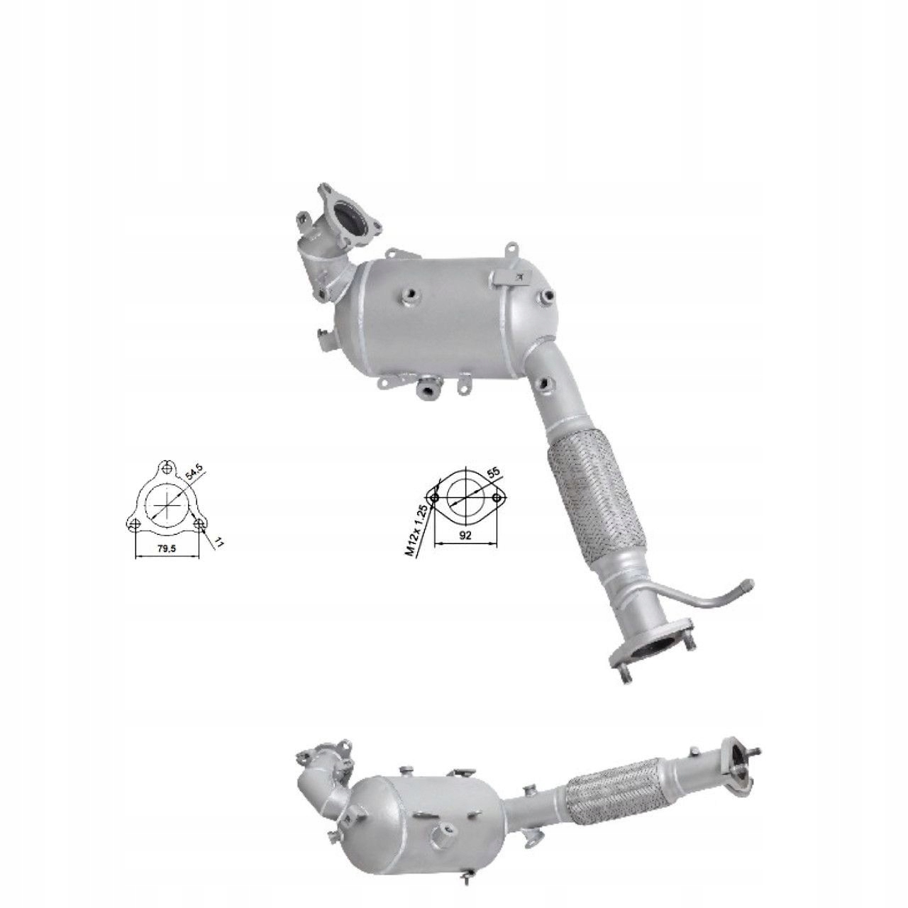 DPF-partikkelfilter med monteringssett AS FD5160 (OE 1584A672) Mitsubishi ASX/Outlander 17770028051 main