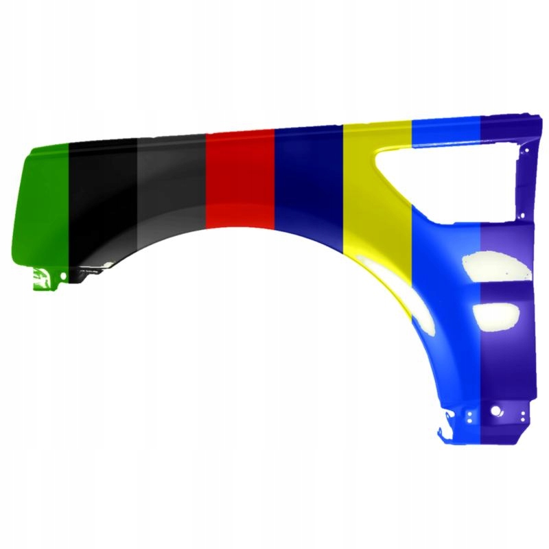 Forskjerm foran venstre, lakkert – Land Rover Range Rover Sport I 02.2005-03.2013 (Blic) LR015037 18063409481 main