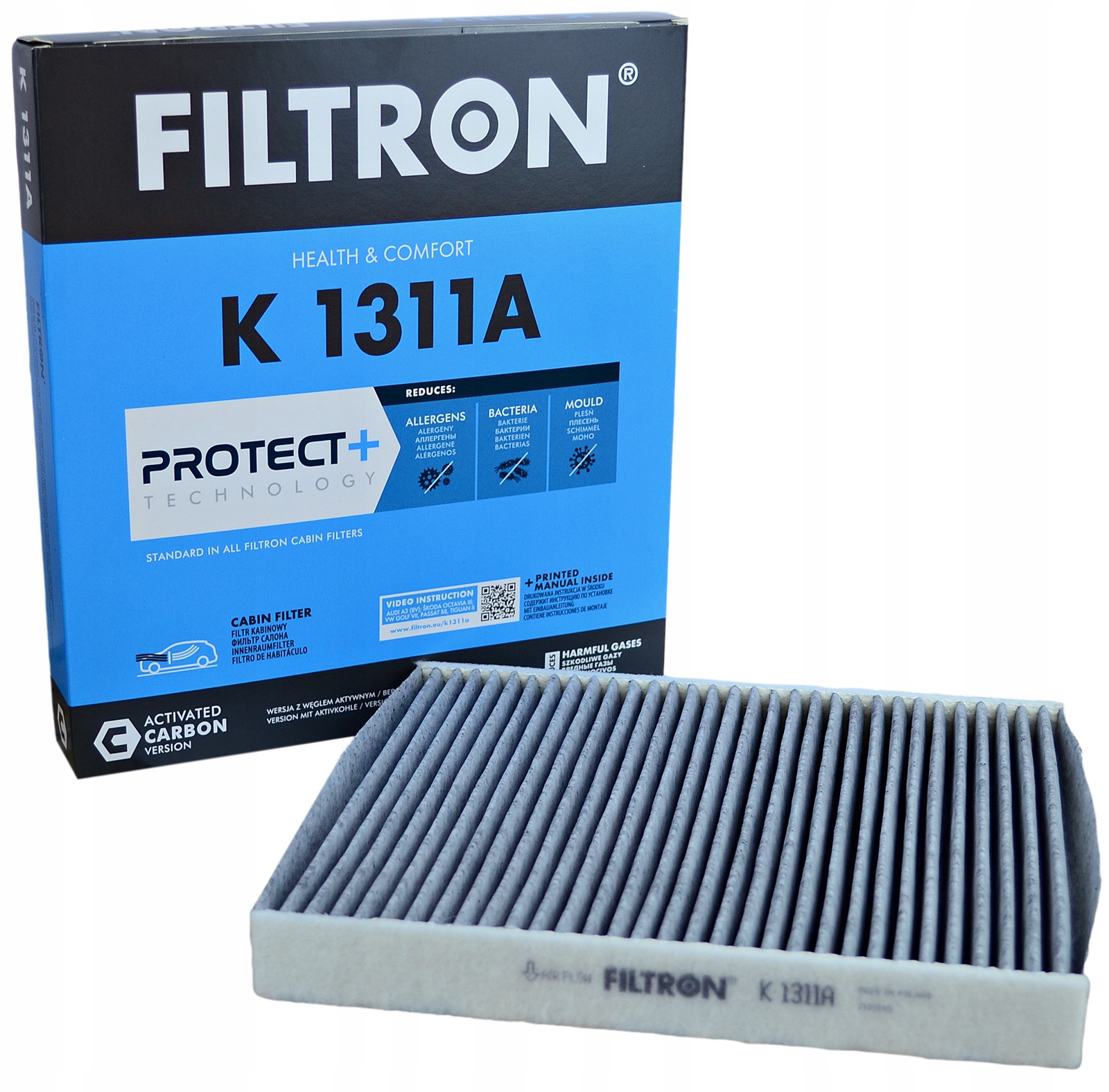 Filtron K1311A kullkupéfilter JZW819653G 18117586721 main