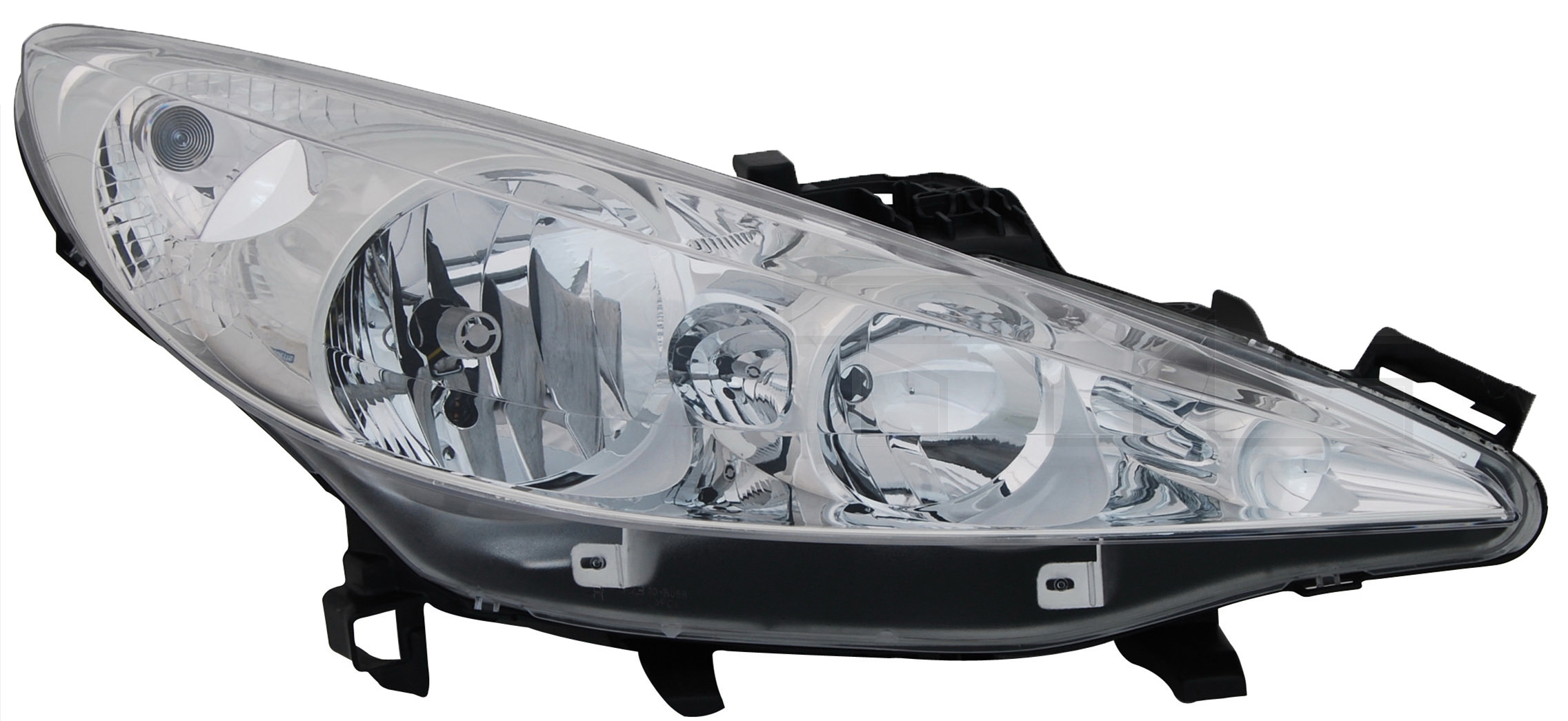 Frontlykt høyre (passasjerside) Peugeot 207 2006–2013 H1/H7, el. høydejustering 620695 18144438516 main