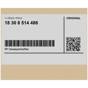 DPF partikkelfilter (OE) BMW X1 E84 18308514486 / 8514486 (INTRAD) 18195780804 main