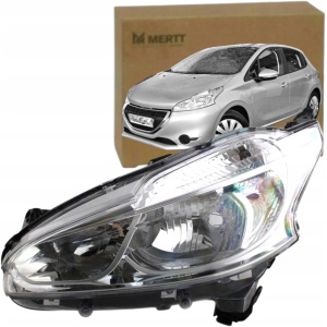 Frontlykt venstre Peugeot 208 2012–2018, elektrisk høydejustering, OE 9802221280 2027800 18231852659 main