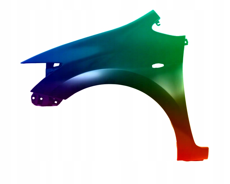 Venstre forskjerm foran Toyota Auris (E15) 2007–2010, lakkert i valgfri farge 5380202100 18513245383 main