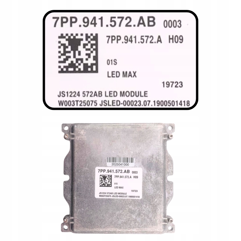 LED-driver/styreenhet for FULL LED-lykter til AUDI A4 B9 VW 7PP.941.572.AB - Bilde 3