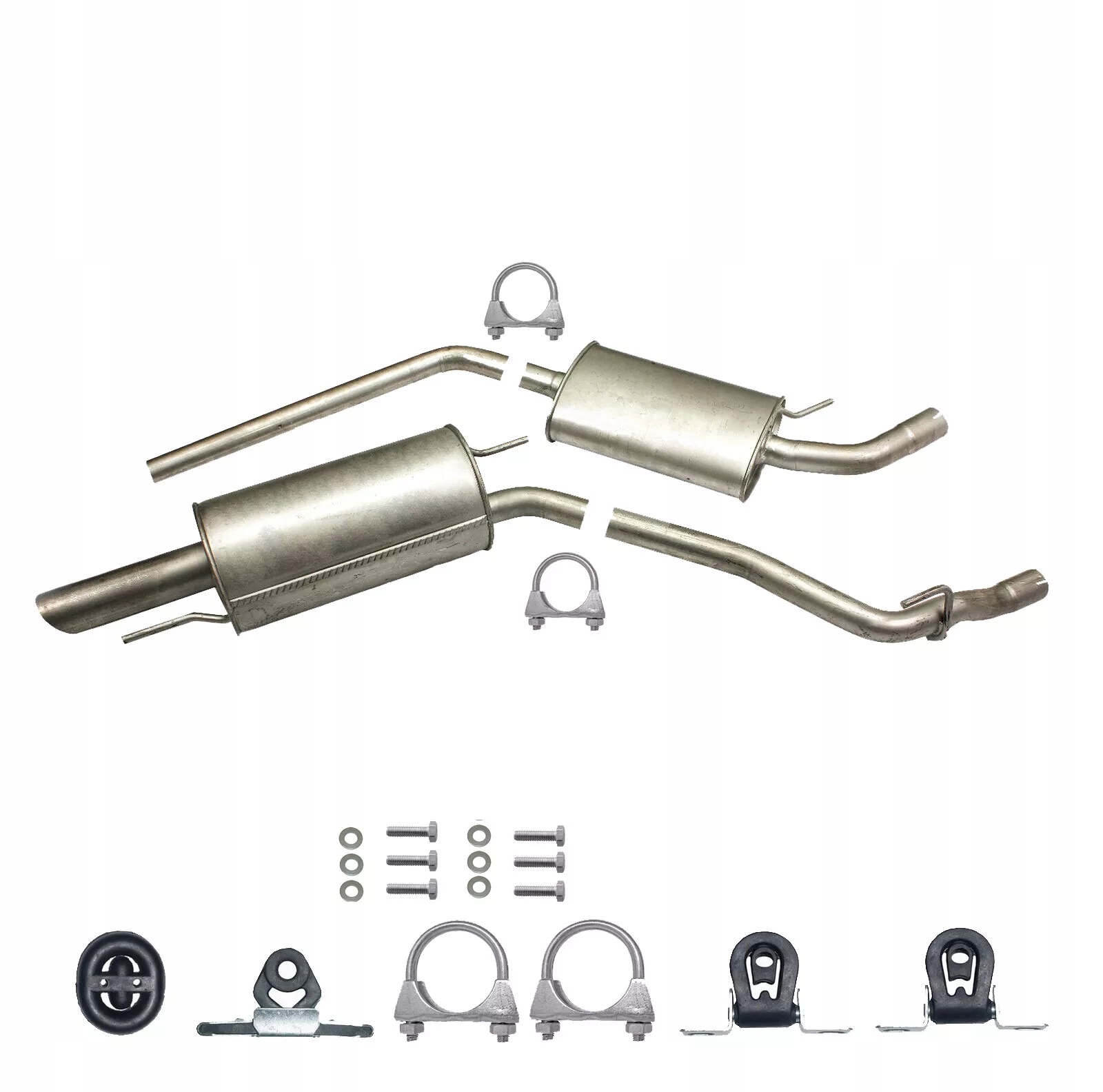 Eksosanlegg lyddempere VW Transporter IV T4 SWB/LWB 2.0–2.8 1996–2003 ZEST.06.138+30.603E 023253409AJ 15541409324 gallery 3