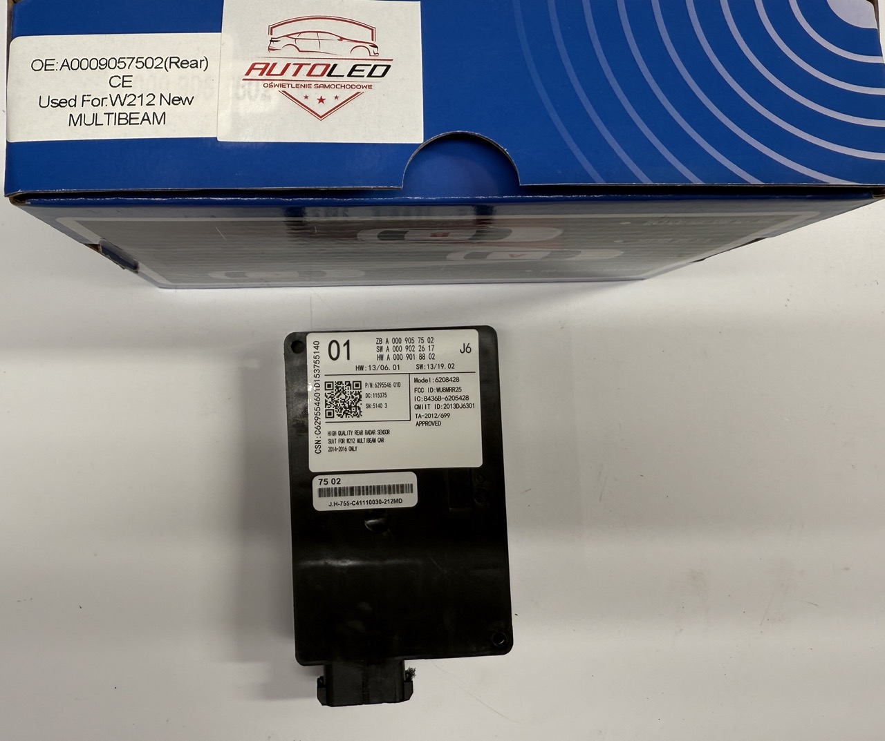 Radar sensor blindsone/Distronic Mercedes-Benz E-Klasse W212 A0009057502 17010222556 gallery 3