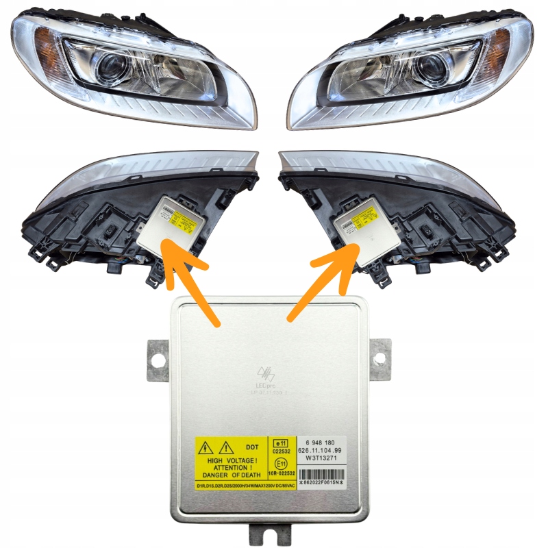 Xenon ballast/tenner Mitsubishi – BMW E90/E91, Volvo S80/XC70/V70 – OEM 63 12 6 948 180 30744459 17107944095 gallery 2