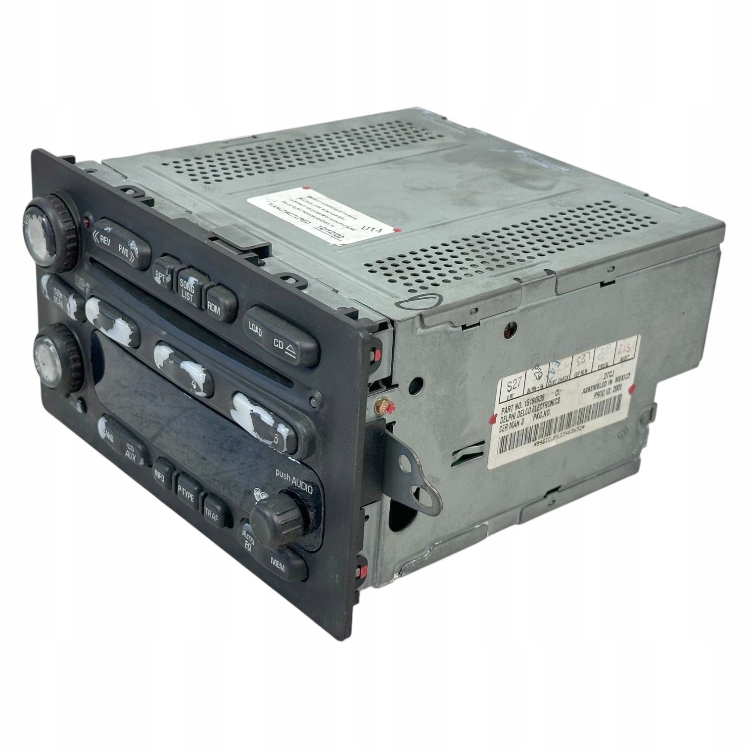 GM original radio/ CD-spiller OEM 15184936 – Hummer H2/Cadillac/Chevrolet/GMC 2003–2007 17682534231 gallery 3