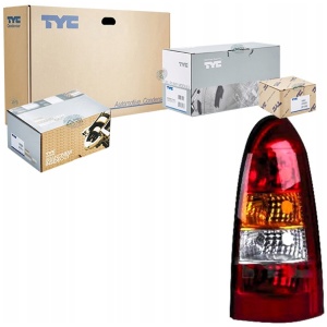 Baklykt TYC 11-0391-01-2 høyre, gul blink/ rød glass (OE: 09117265 / 6223019) 12520538046 main