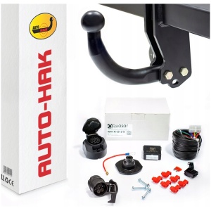 Tilhengerfeste Kia Ceed II 3/5d 2012–2018, avtagbar (T-65) + 13-pin modul + 13/7 adapter DO2010 13549082279 main
