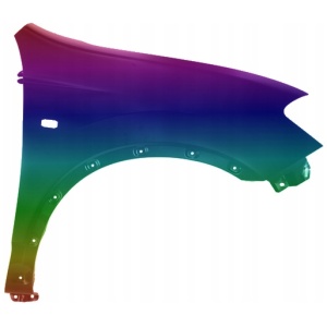 Høyre forskjerm foran Nissan Qashqai J10 facelift 04/2010–2014 m/hull for blinklys, lakkert F3100BR0MA 15186188621 main