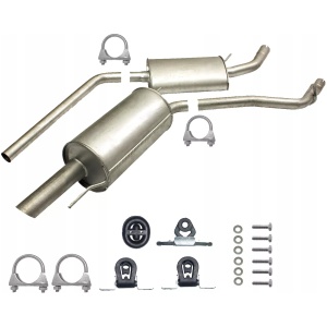Eksosanlegg lyddempere VW Transporter IV T4 SWB/LWB 2.0–2.8 1996–2003 ZEST.06.138+30.603E 023253409AJ 15541409324 main