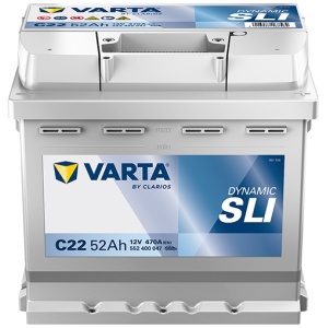 VARTA Dynamic SLI 012 batteri 12V 52Ah 470A P+ H4/L1 207x175x190 288000J030 18043204219 main