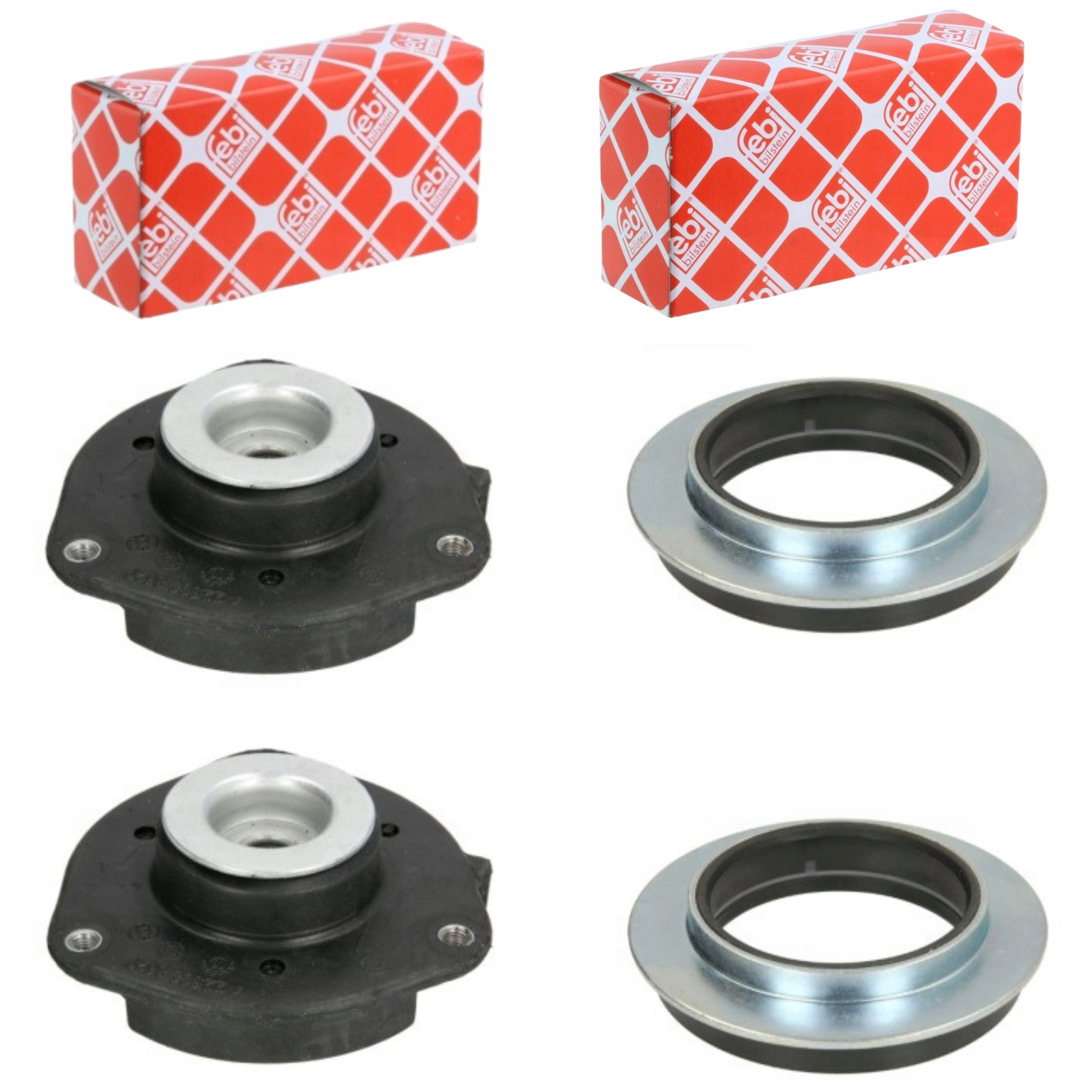 Fjærbeinslager og topplager foran (sett) Febi Bilstein – A3/Altea/Octavia II/Golf V VI/Passat B6 1K0412331B 18414415033 main