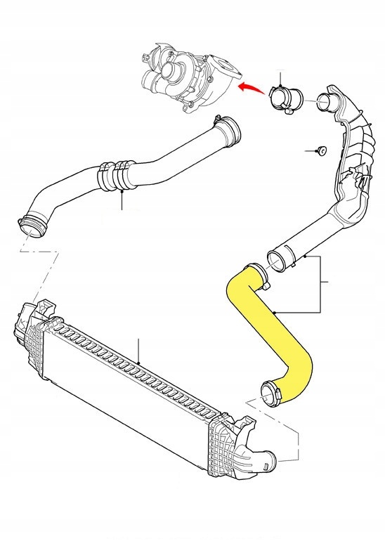 Intercoolerslange/turborør Ford S-MAX 2.0 TDCi 1490848 (6G916K683AG) 12946283323 gallery 3