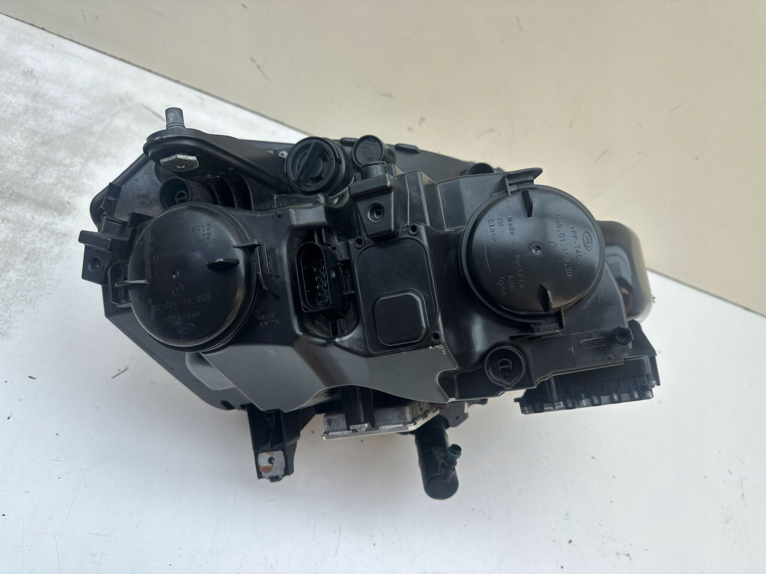 Frontlykt venstre Xenon svinglys Mercedes GLK X204 A2048208859 OEM komplett 18578798214 gallery 11