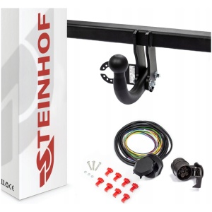 Tilhengerfeste Hyundai i10 2008–2011 Steinhof H-232 avtagbar + 13-pin TESAT + 13/7-adapter II2L1K93IIIMUL 10454824100 main